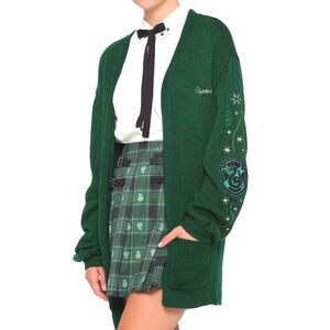 Harry Potter Slytherin Oversized Open Cardigan
